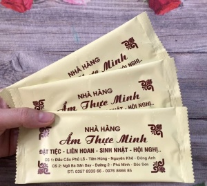 in ấn khăn lạnh giá rẻ cho nhà hàng tại quận 1